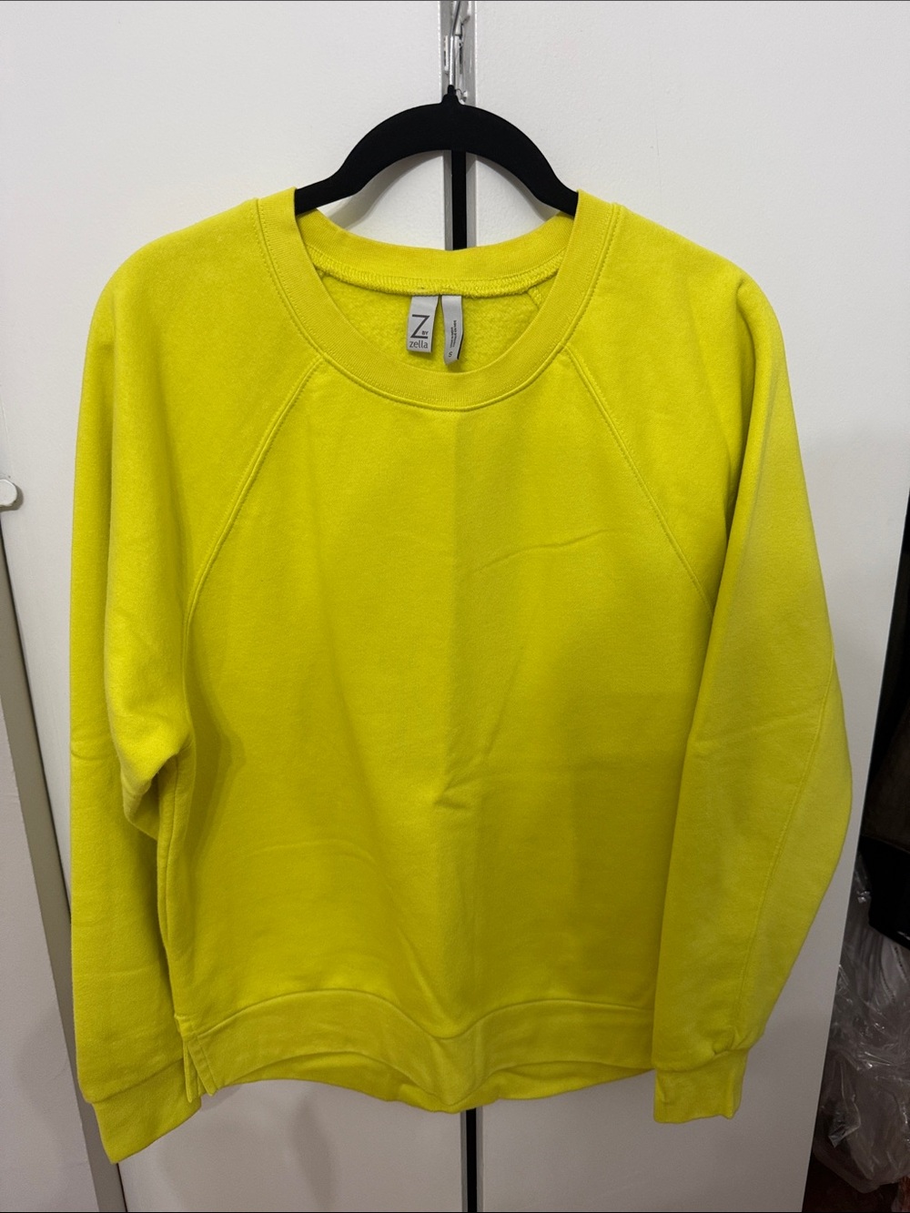Z by Zella Yellow Crewneck Sweatshirt
